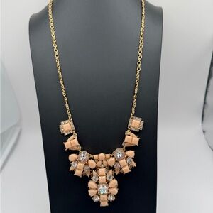 KATE SPADE Gold, Crystal and Light Pink Necklace